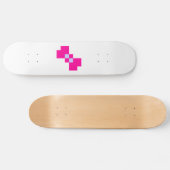 Cute 8 Bit Pixel Boog Skateboard (Horizontaal)