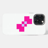 Cute 8 Bit Pixel Bow iPhone Hoesje (Achterkant horizontaal)