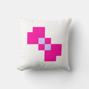 Cute 8 Bit Pixel Bow Kussen