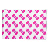 Cute 8 Bit Pixel Bow Kussensloop (Achterkant)