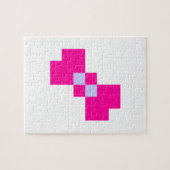 Cute 8 Bit Pixel Bow Legpuzzel (Horizontaal)