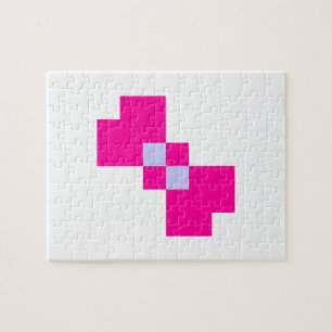 Cute 8 Bit Pixel Bow Legpuzzel
