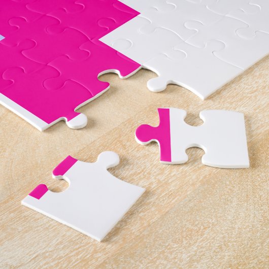 Cute 8 Bit Pixel Bow Legpuzzel (Zijkant)