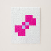 Cute 8 Bit Pixel Bow Legpuzzel (Verticaal)