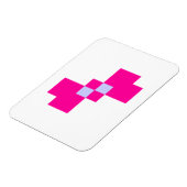 Cute 8 Bit Pixel Bow Magneet (Linkerzijde)