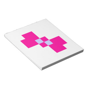 Cute 8 Bit Pixel Bow Notitieblok