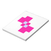 Cute 8 Bit Pixel Bow Notitieblok (Linkerzijde)