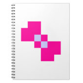Cute 8 Bit Pixel Bow Notitieboek (Voorkant)