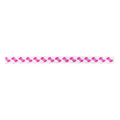 Cute 8 Bit Pixel Bow Satijnen Lint (Voorkant)