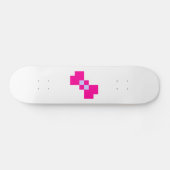 Cute 8 Bit Pixel Bow Skateboard (Horizontaal)