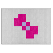 Cute 8 Bit Pixel Bow Snijplank (Voorkant)