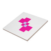 Cute 8 Bit Pixel Bow Tegeltje (Zijkant)