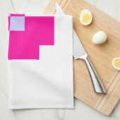 Cute 8 Bit Pixel Bow Theedoek (Quarter Fold)