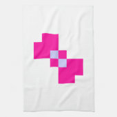 Cute 8 Bit Pixel Bow Theedoek (Verticaal)