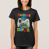 Cute 8e graad Complete Gamer Afstuderen Vid T-shirt (Voorkant)