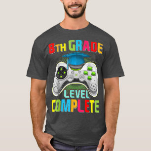Cute 8e graad Complete Gamer Afstuderen Vid T-shirt