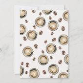 Cute 'a Baby is Brewing' Coffee Baby Shower Kaart (Achterkant)