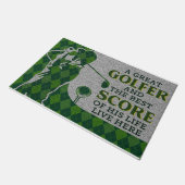 Cute A Great Golfer And His Best Score Rug Deurmat (Schuin)