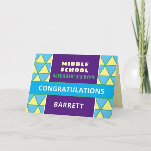 Cute! Aangepast afstuderen voor de middelbare scho Kaart (Voorkant)