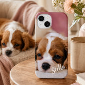 Cute Aangepaste Huisdierfoto met Gepersonaliseerde Case-Mate iPhone Case