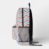 Cute Aangepaste Naam Hoge School Monogram Bedrukte Rugzak (Rechts)