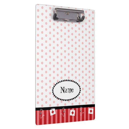 Cute, aanpasbaar, rood, medisch klembord (Rechts)