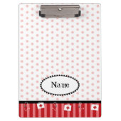 Cute, aanpasbaar, rood, medisch klembord (Voorkant)