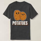 Cute aardappelen t-shirt (Design voorkant)