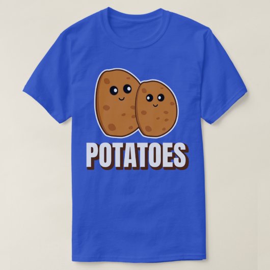 Cute aardappelen t-shirt (Design voorkant)