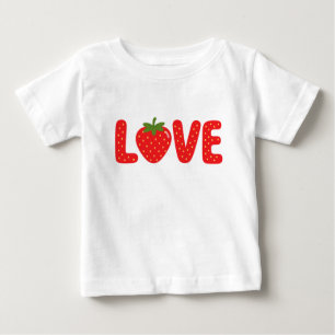 Cute Aardbei LOVE Kids T-Shirt