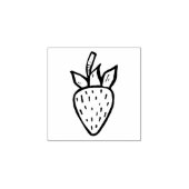 Cute Aardbei Loyalty Card Mini Art Stempel (Afrduk)