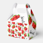 Cute aardbery bedankdoosjes (Achterkant)