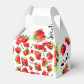 Cute aardbery bedankdoosjes (Voorkant Zijde)