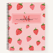 Cute aardbery Blush Pink Monogram