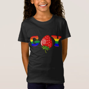 Cute aardbery Gay Flag Fruit Berry LGBT Pride Mo T-shirt