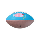 Cute aardbery ice crème sundae cartoon american football (Gedraaid 270)