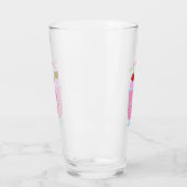 Cute aardbery ice crème sundae cartoon glas (Links)