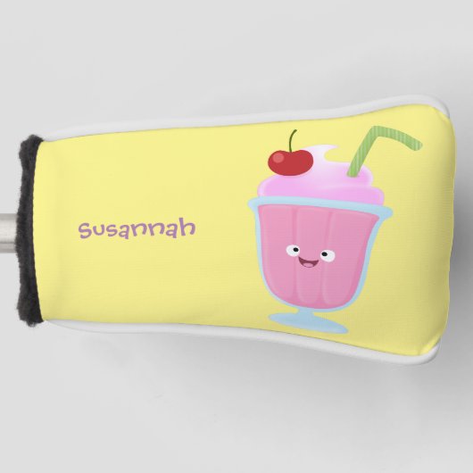 Cute aardbery ice crème sundae cartoon golfheadcover (Voorkant)