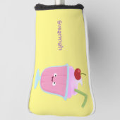 Cute aardbery ice crème sundae cartoon golfheadcover (Draai 90)
