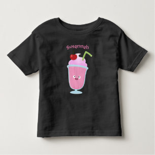 Cute aardbery ice crème sundae cartoon kinder shirts