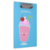 Cute aardbery ice crème sundae cartoon klembord (Rechts)