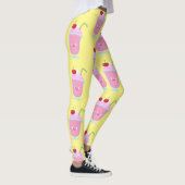 Cute aardbery ice crème sundae cartoon leggings (Rechts)