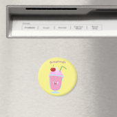 Cute aardbery ice crème sundae cartoon magneet (Insitu (Vaatwasser))