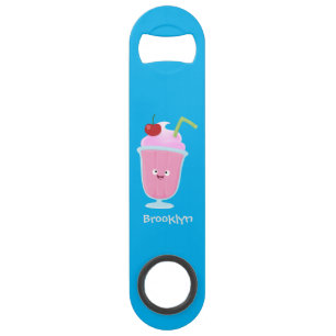 Cute aardbery ice crème sundae cartoon speed flessenopener