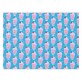 Cute aardbery ice crème sundae cartoon tafelkleed (Voorkant (Horizontaal))