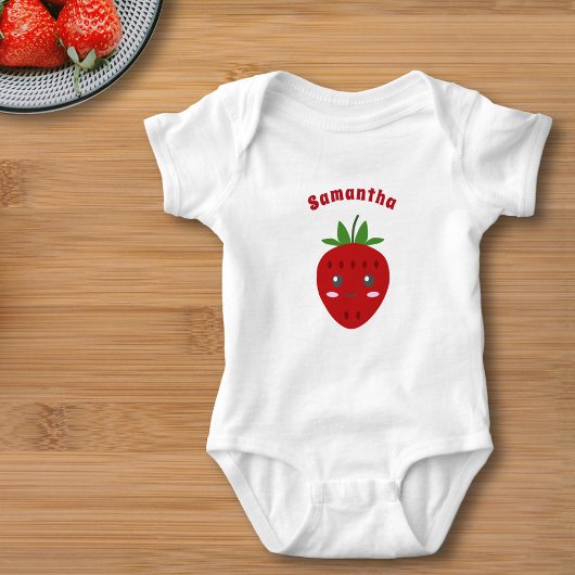 Cute aardbery romper
