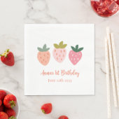 Cute aardbery servet (Insitu)