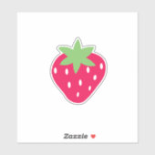 Cute aardbery sticker (Vel)