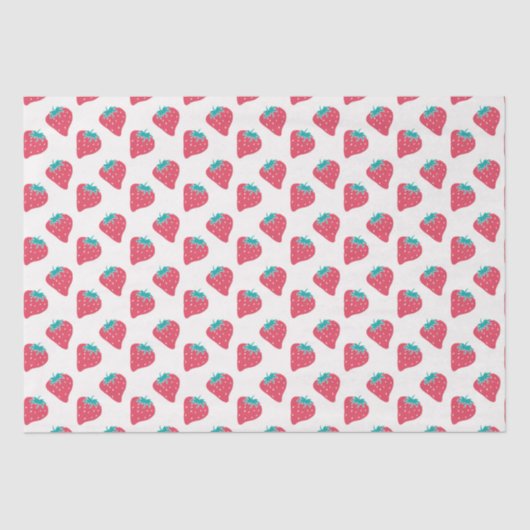 Cute aardbery tissuepapier (Voorkant)