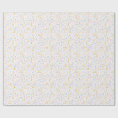 Cute ABC Alphabet Pattern Pastel Baby shower Cadeaupapier (Vlak)